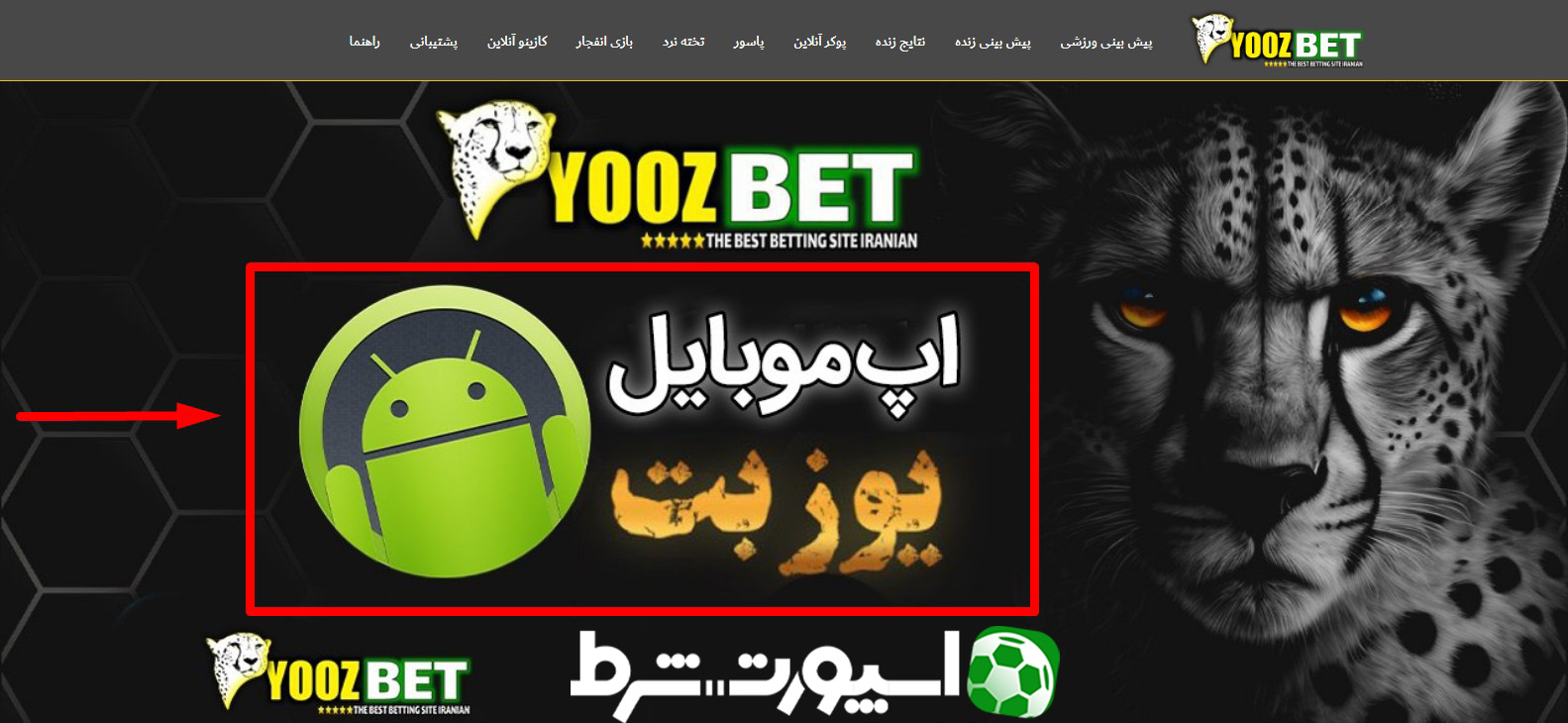 اپلیکیشن یوزبت