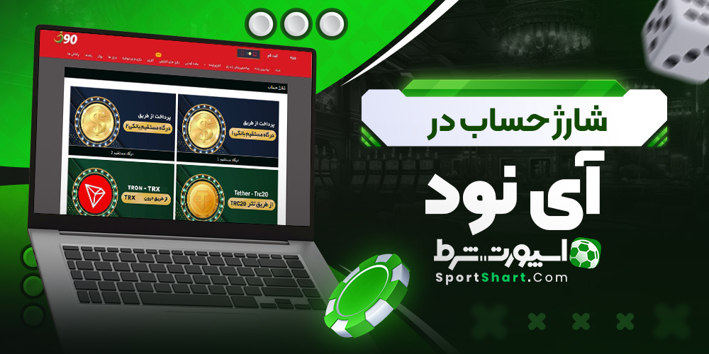 شارژ حساب در آی نود