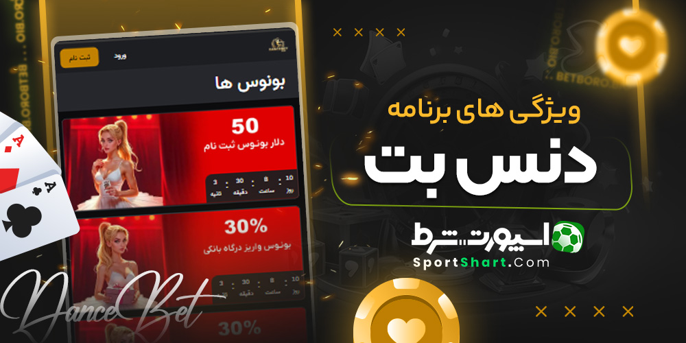 ویژگی های برنامه دنس بت